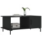 vidaXL Couchtisch Schwarz 90x50x40 cm Holzwerkstoff vidaXL Couchtisch Schwarz 90x50x40 cm Holzwerkstoff