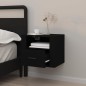 vidaXL Wand-Nachttisch Schwarz 50x36x40 cm vidaXL Wand-Nachttisch Schwarz 50x36x40 cm