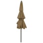 vidaXL Sonnenschirm mit Aluminium-Mast 3-lagig Taupe 3 m vidaXL Sonnenschirm mit Aluminium-Mast 3-lagig Taupe 3 m