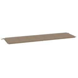 vidaXL Gartenbank-Auflage Taupe 180x50x3 cm Oxford-Gewebe