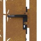 vidaXL Gartentor 105x180 cm Cortenstahl Bambus-Design vidaXL Gartentor 105x180 cm Cortenstahl Bambus-Design