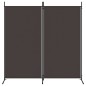 vidaXL 2-tlg. Paravent Braun 175x180 cm Stoff vidaXL 2-tlg. Paravent Braun 175x180 cm Stoff