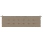 vidaXL Gartenbank-Auflage Taupe 180x50x3 cm Oxford-Gewebe vidaXL Gartenbank-Auflage Taupe 180x50x3 cm Oxford-Gewebe