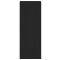 vidaXL Wandschrank Schwarz 34,5x34x90 cm Holzwerkstoff vidaXL Wandschrank Schwarz 34,5x34x90 cm Holzwerkstoff