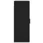 vidaXL Wandschrank Schwarz 34,5x34x90 cm Holzwerkstoff vidaXL Wandschrank Schwarz 34,5x34x90 cm Holzwerkstoff