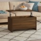 vidaXL Couchtisch Braun Eichen-Optik 102x55,5x52,5 cm Holzwerkstoff vidaXL Couchtisch Braun Eichen-Optik 102x55,5x52,5 cm Holzwerkstoff