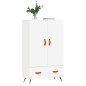 vidaXL Highboard Weiß 69,5x31x115 cm Holzwerkstoff vidaXL Highboard Weiß 69,5x31x115 cm Holzwerkstoff
