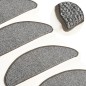 vidaXL Treppenmatten 15 Stk. Grau 65x21x4 cm vidaXL Treppenmatten 15 Stk. Grau 65x21x4 cm