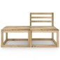 vidaXL 2-tlg. Garten-Lounge-Set Kiefernholz Grün Imprägniert vidaXL 2-tlg. Garten-Lounge-Set Kiefernholz Grün Imprägniert