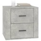 vidaXL Nachttisch Betongrau 50x39x47 cm vidaXL Nachttisch Betongrau 50x39x47 cm