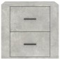 vidaXL Nachttisch Betongrau 50x39x47 cm vidaXL Nachttisch Betongrau 50x39x47 cm