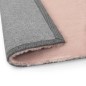 vidaXL Teppich 160 x 230 cm Kunstkaninchenfell Altrosa vidaXL Teppich 160 x 230 cm Kunstkaninchenfell Altrosa