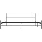 vidaXL Bettgestell Schwarz Metall 200×200 cm vidaXL Bettgestell Schwarz Metall 200×200 cm
