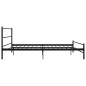 vidaXL Bettgestell Schwarz Metall 200×200 cm vidaXL Bettgestell Schwarz Metall 200×200 cm