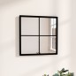 vidaXL Wandspiegel Schwarz 40x40 cm Metall vidaXL Wandspiegel Schwarz 40x40 cm Metall