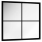 vidaXL Wandspiegel Schwarz 40x40 cm Metall vidaXL Wandspiegel Schwarz 40x40 cm Metall