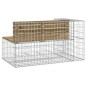 vidaXL Gartenbank aus Gabionen 122x71x65,5 cm Kiefernholz Imprägniert vidaXL Gartenbank aus Gabionen 122x71x65,5 cm Kiefernholz Imprägniert