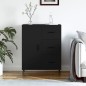 vidaXL Sideboard Schwarz 69,5x34x90 cm Holzwerkstoff vidaXL Sideboard Schwarz 69,5x34x90 cm Holzwerkstoff