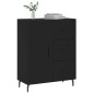 vidaXL Sideboard Schwarz 69,5x34x90 cm Holzwerkstoff vidaXL Sideboard Schwarz 69,5x34x90 cm Holzwerkstoff