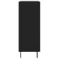 vidaXL Sideboard Schwarz 69,5x34x90 cm Holzwerkstoff vidaXL Sideboard Schwarz 69,5x34x90 cm Holzwerkstoff