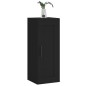 vidaXL Wandschrank Schwarz 34,5x34x90 cm Holzwerkstoff vidaXL Wandschrank Schwarz 34,5x34x90 cm Holzwerkstoff