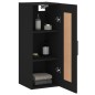 vidaXL Wandschrank Schwarz 34,5x34x90 cm Holzwerkstoff vidaXL Wandschrank Schwarz 34,5x34x90 cm Holzwerkstoff