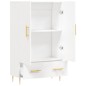 vidaXL Highboard Weiß 69,5x31x115 cm Holzwerkstoff vidaXL Highboard Weiß 69,5x31x115 cm Holzwerkstoff