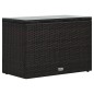 vidaXL 5-tlg. Garten-Lounge-Set mit Auflagen Poly Rattan Braun vidaXL 5-tlg. Garten-Lounge-Set mit Auflagen Poly Rattan Braun