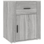 vidaXL Nachttisch Grau Sonoma 50x36x60 cm Holzwerkstoff vidaXL Nachttisch Grau Sonoma 50x36x60 cm Holzwerkstoff