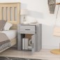 vidaXL Nachttisch Grau Sonoma 50x36x60 cm Holzwerkstoff vidaXL Nachttisch Grau Sonoma 50x36x60 cm Holzwerkstoff