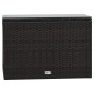 vidaXL 5-tlg. Garten-Lounge-Set mit Auflagen Poly Rattan Braun vidaXL 5-tlg. Garten-Lounge-Set mit Auflagen Poly Rattan Braun