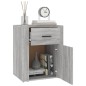 vidaXL Nachttisch Grau Sonoma 50x36x60 cm Holzwerkstoff vidaXL Nachttisch Grau Sonoma 50x36x60 cm Holzwerkstoff