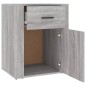 vidaXL Nachttisch Grau Sonoma 50x36x60 cm Holzwerkstoff vidaXL Nachttisch Grau Sonoma 50x36x60 cm Holzwerkstoff