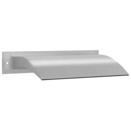 vidaXL Pool-Wasserfall Silbern 45x26x13 cm Edelstahl  