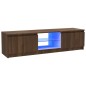 vidaXL TV-Schrank mit LED-Leuchten Braun Eichen-Optik 120x30x35,5 cm vidaXL TV-Schrank mit LED-Leuchten Braun Eichen-Optik 120x30x35,5 cm