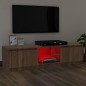 vidaXL TV-Schrank mit LED-Leuchten Braun Eichen-Optik 120x30x35,5 cm vidaXL TV-Schrank mit LED-Leuchten Braun Eichen-Optik 120x30x35,5 cm