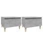 vidaXL Beistelltische 2 Stk. Betongrau 50x46x35 cm Holzwerkstoff vidaXL Beistelltische 2 Stk. Betongrau 50x46x35 cm Holzwerkstoff