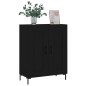 vidaXL Sideboard Schwarz 69,5x34x90 cm Holzwerkstoff vidaXL Sideboard Schwarz 69,5x34x90 cm Holzwerkstoff