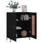 vidaXL Sideboard Schwarz 69,5x34x90 cm Holzwerkstoff vidaXL Sideboard Schwarz 69,5x34x90 cm Holzwerkstoff