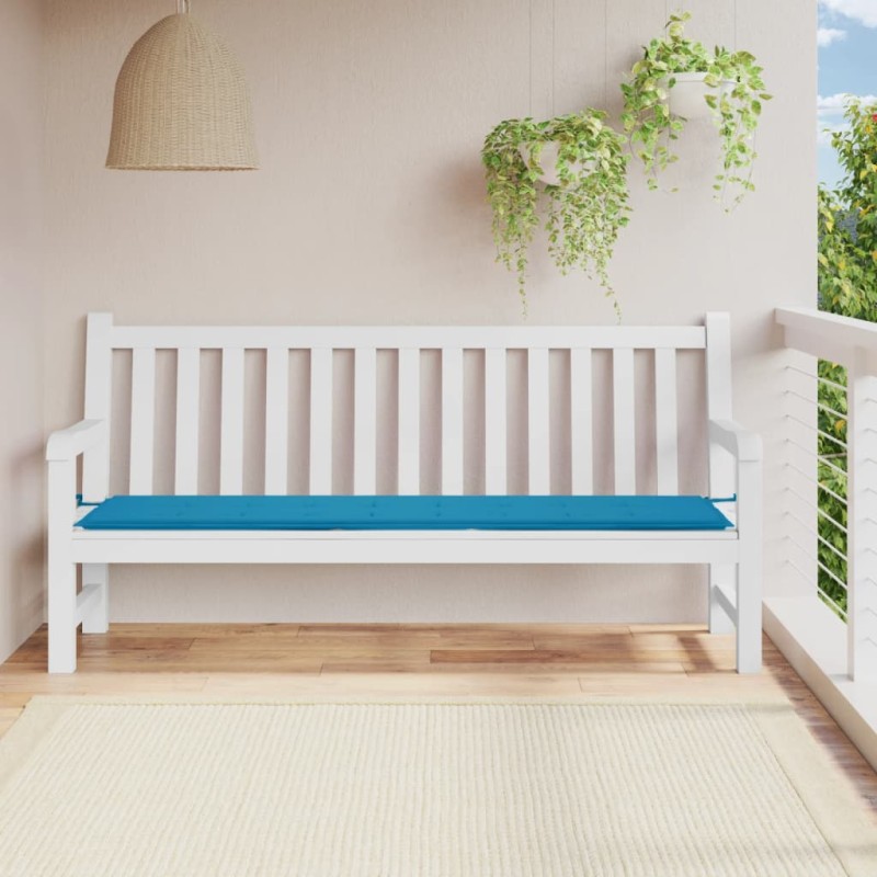 vidaXL Gartenbank-Auflage Blau 200x50x3 cm Oxford-Gewebe vidaXL Gartenbank-Auflage Blau 200x50x3 cm Oxford-Gewebe