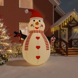 vidaXL Aufblasbarer Schneemann mit LEDs 360 cm