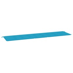 vidaXL Gartenbank-Auflage Blau 200x50x3 cm Oxford-Gewebe
