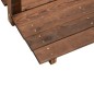 vidaXL Gartenbrücke mit Kettengeländer 150x67x56 cm Massivholz Fichte vidaXL Gartenbrücke mit Kettengeländer 150x67x56 cm Massivholz Fichte