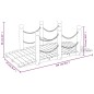 vidaXL Gartenbrücke mit Kettengeländer 150x67x56 cm Massivholz Fichte vidaXL Gartenbrücke mit Kettengeländer 150x67x56 cm Massivholz Fichte
