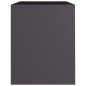 vidaXL Nachttische 2 Stk. Grau 40x30x40 cm Holzwerkstoff vidaXL Nachttische 2 Stk. Grau 40x30x40 cm Holzwerkstoff