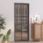 vidaXL Innentür 83x201,5 cm Schwarz ESG-Glas und Aluminium vidaXL Innentür 83x201,5 cm Schwarz ESG-Glas und Aluminium