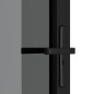 vidaXL Innentür 83x201,5 cm Schwarz ESG-Glas und Aluminium vidaXL Innentür 83x201,5 cm Schwarz ESG-Glas und Aluminium