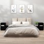 vidaXL Nachttische 2 Stk. Schwarz 60x34x51 cm Massivholz Kiefer vidaXL Nachttische 2 Stk. Schwarz 60x34x51 cm Massivholz Kiefer