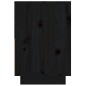 vidaXL Nachttische 2 Stk. Schwarz 60x34x51 cm Massivholz Kiefer vidaXL Nachttische 2 Stk. Schwarz 60x34x51 cm Massivholz Kiefer