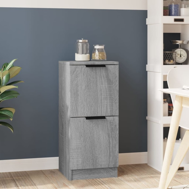 vidaXL Sideboard Grau Sonoma 30x30x70 cm Holzwerkstoff vidaXL Sideboard Grau Sonoma 30x30x70 cm Holzwerkstoff